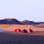 Campement dans la vallée du Drâa - Maroc